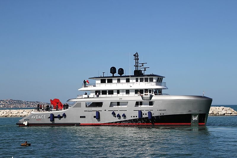 Audace was the first fully custom work by the Italian shipyard Cantiere delle Marche.
