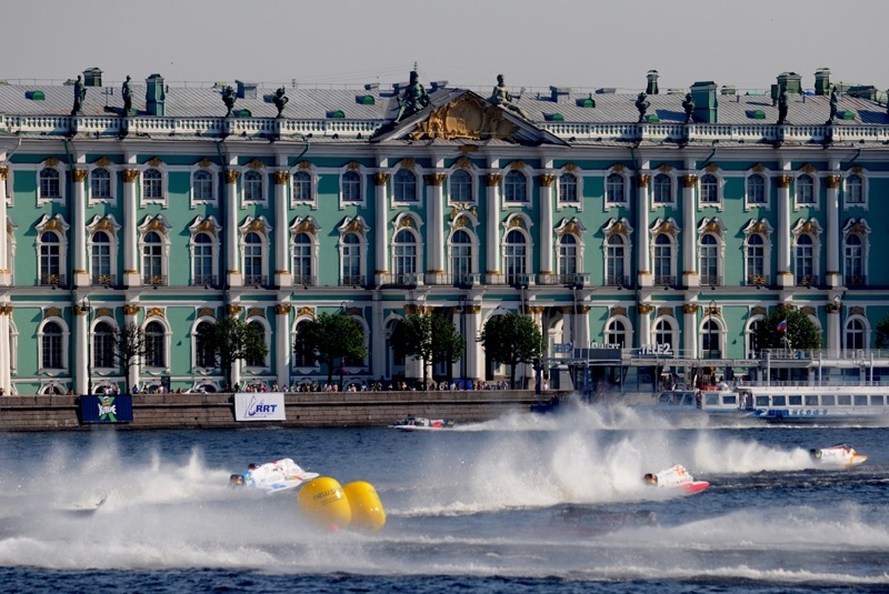 F1 on water is traditionally held in St. Petersburg in early June
