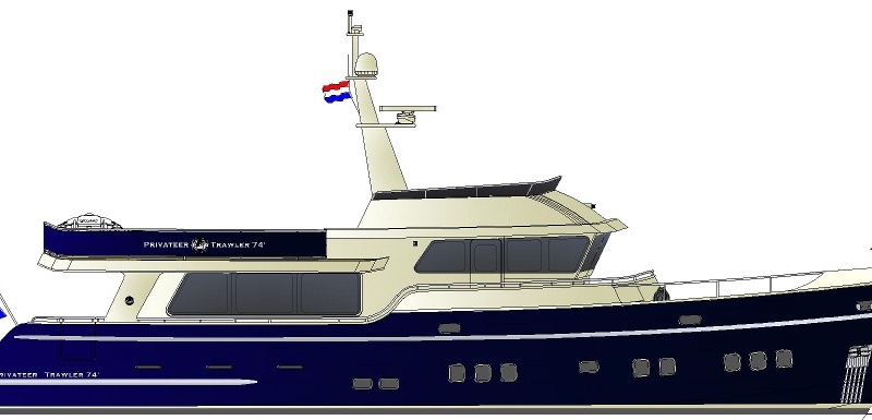 Privateer Trawler 74