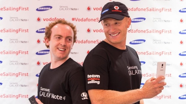 Sam Finnigan and Jimmy Spithill.