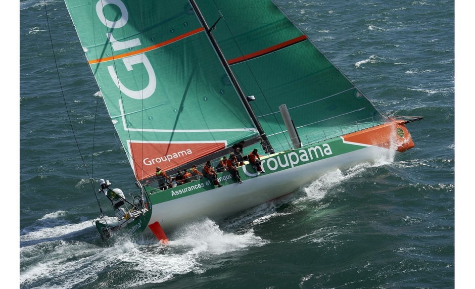 Groupama IV in the race