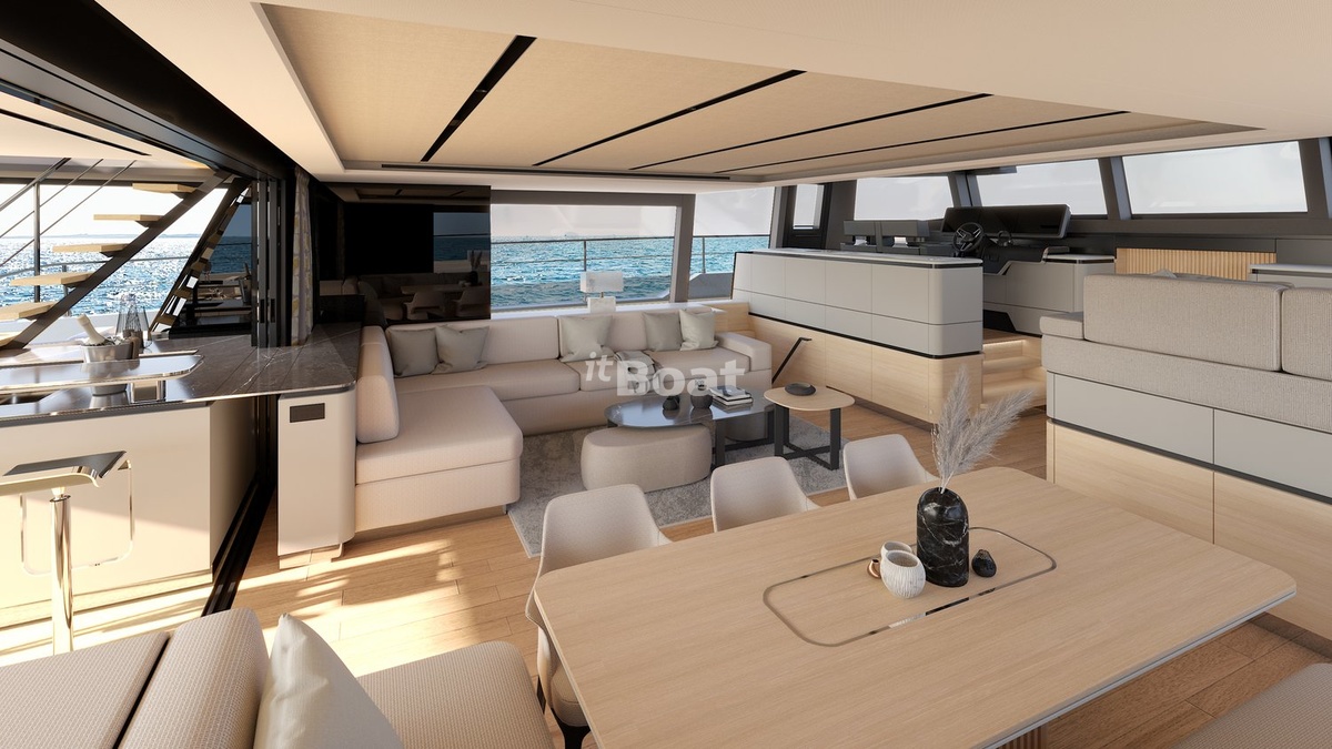 serenity 72 power catamaran layout