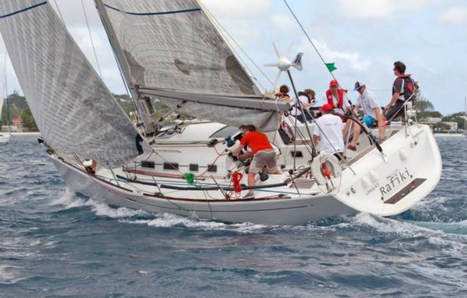 Судно принимало участие в регате Antigua Sailing Week.