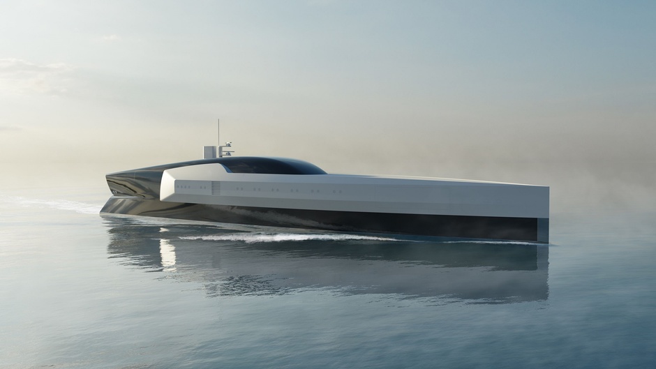 futuristic yacht concept