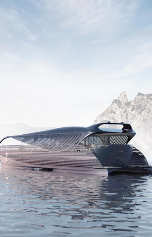Ocean yacht powered by solar energy