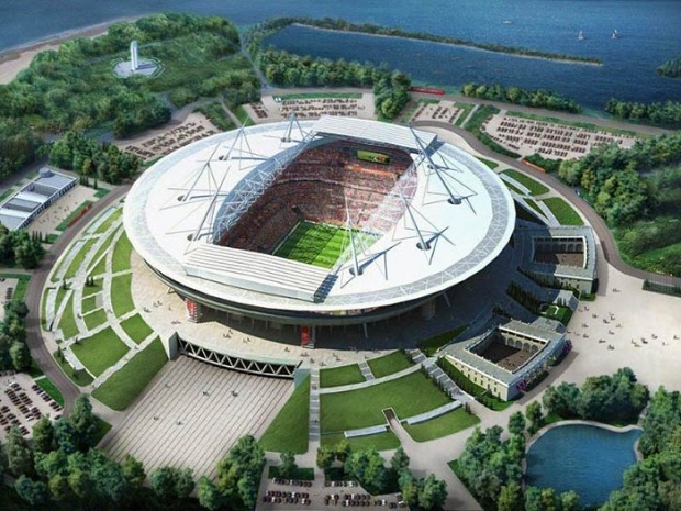Photo of Zenit»Arena Stadium«, near which a yacht club may appear