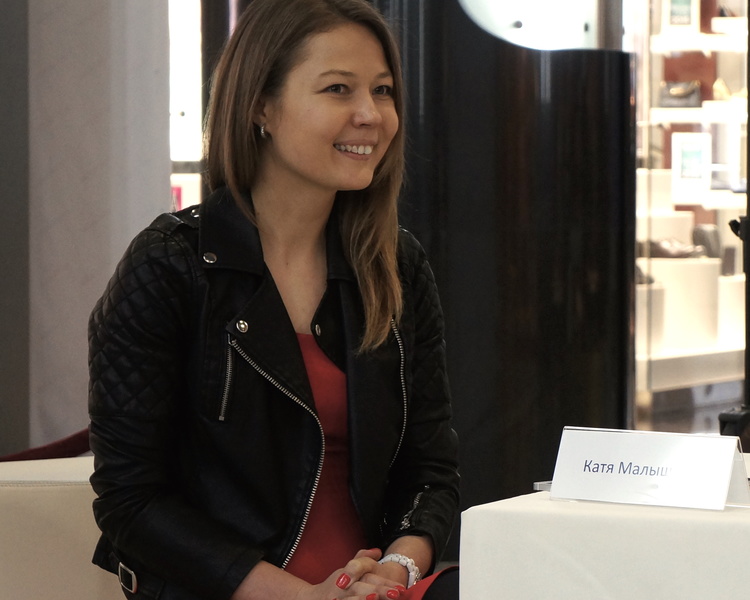 Katya Malysheva, author of the idea of the contest.