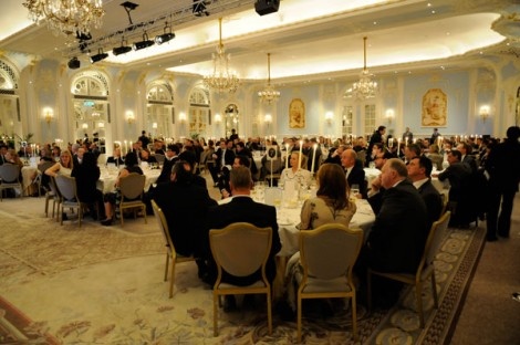Gala dinner at MBY 2012 ceremony in Savoy