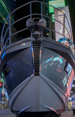 Swam into Times Square