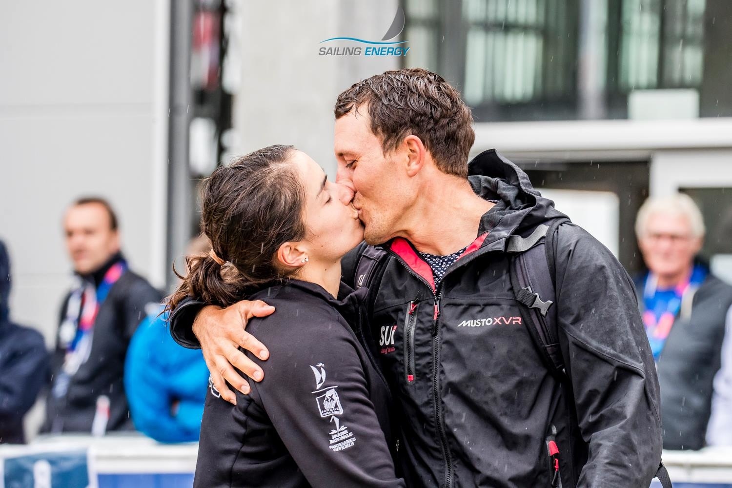 He competed in «Laser»class, she competed in RS:X.  He is 42nd, she is 10th, but what do ratings mean when there is love?