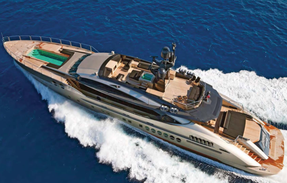 170-футовая лодка DB9 из спортивной серии Palmer Johnson