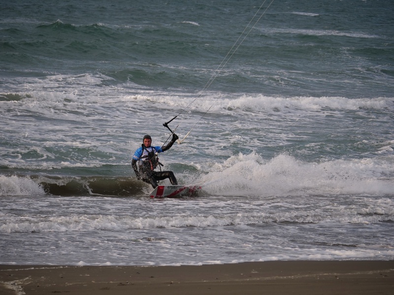 All the time I had to cut out against the wind: the current was too strong.