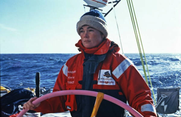 Трейси Эдвардс, шкипер первой женской команды "Maiden" (1989-90)
