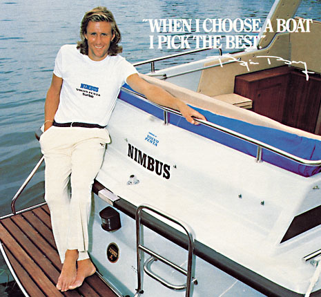 The Nimbus 800 Turbo, launched in the 1980s, was the obvious choice for the world famous tennis player Bjorn Borg. The joint advertising campaign was a huge success.