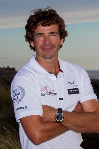 Roberto Bermudez de Castro, trimmer and helmsman. Veteran of Volvo Ocean Race - participant of 5 races. On board he misses cheese and olive oil from his native Spain the most.