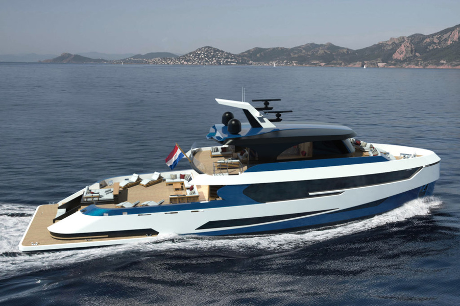 The hydrogen superyacht Blue Angel offers maximum comfort with minimum environmental impact.