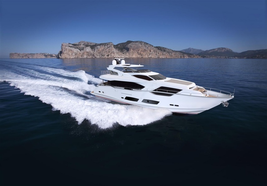 The brand new Sunseeker 95 is now in production and will be launched in spring 2016.
