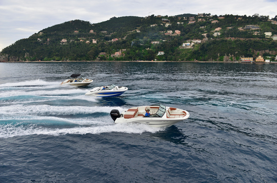 Mal, yes, I did: test-drive the new Bayliner boats.