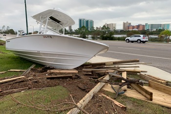 Hurricane Sally hit the southeast coast of the U.S.