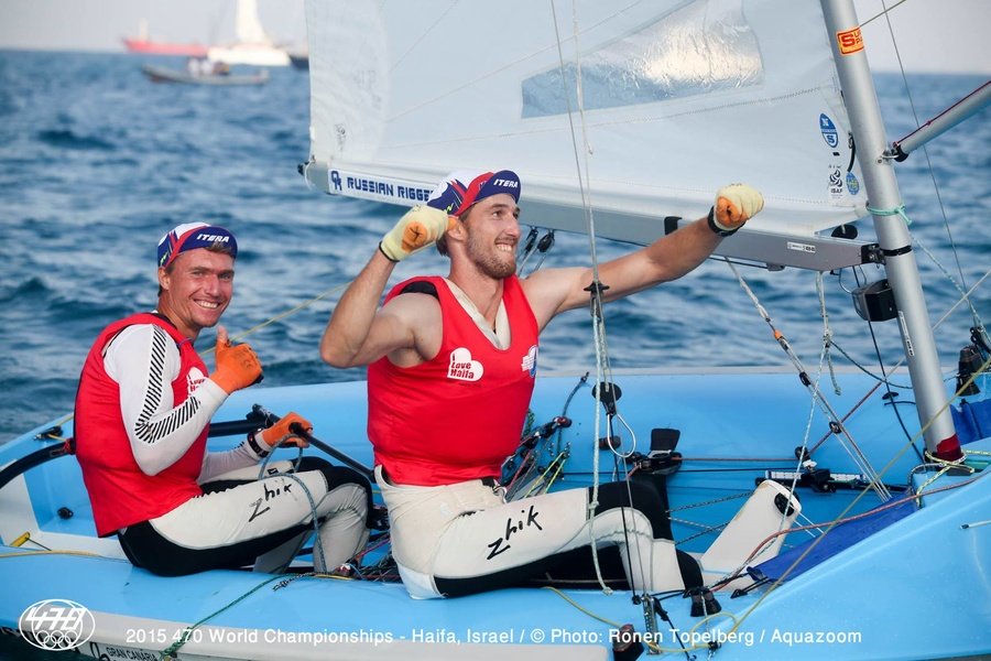 Pavel Sozykin (left) and Denis Gribanov