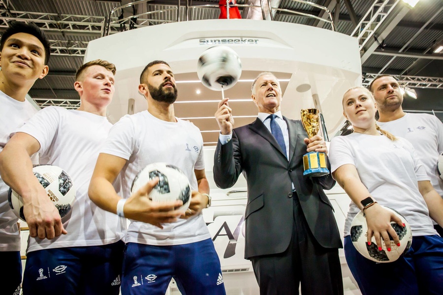 Sunseeker announced sponsorship of FIFA World Cup Russia at London Boat Show