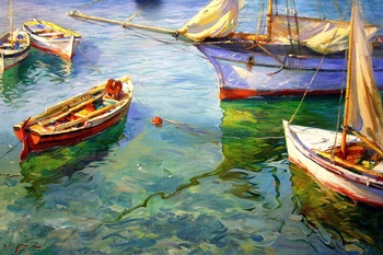 How to pick up paintings for a superyacht