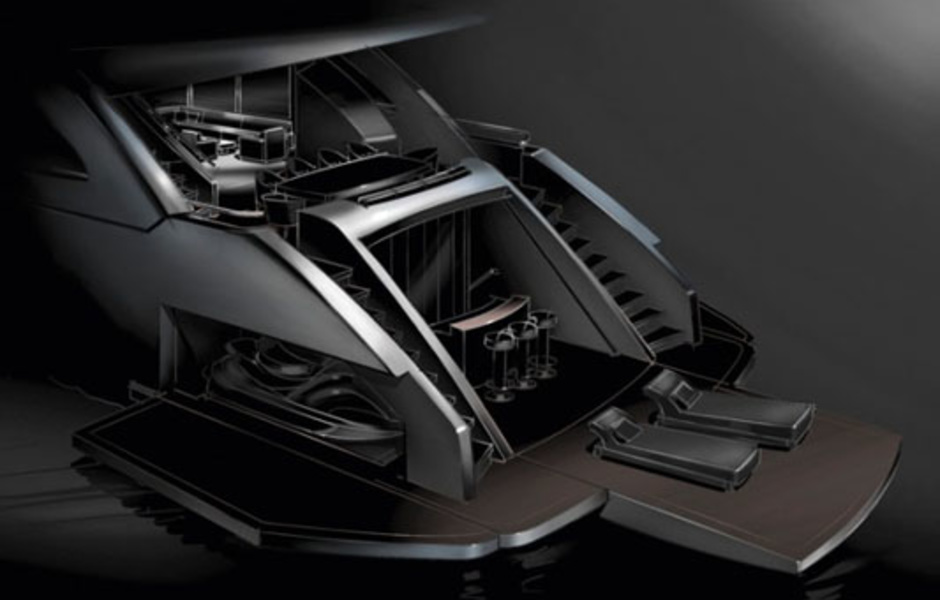 Настоящий "бич-клаб" на корме Drettmann Motor Yachts