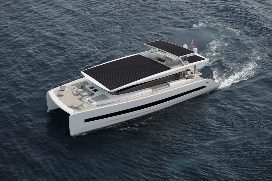 Silent 79, the top model of the Silent-Yachts line so far only exists on renderers. But construction has already started.