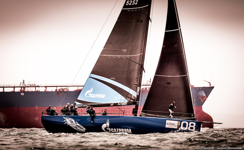 Bronenosec team at 52 Super Series regatta in Cascais. 