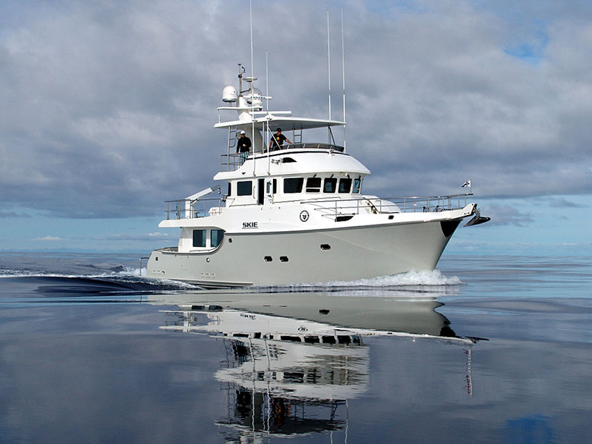 Моторная яхта Nordhavn 55: узнать все технические характеристики, цену