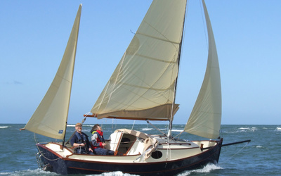 Housse de grand-voile Old Style Shrimper 17 - BLEU - Cornish Crabbers