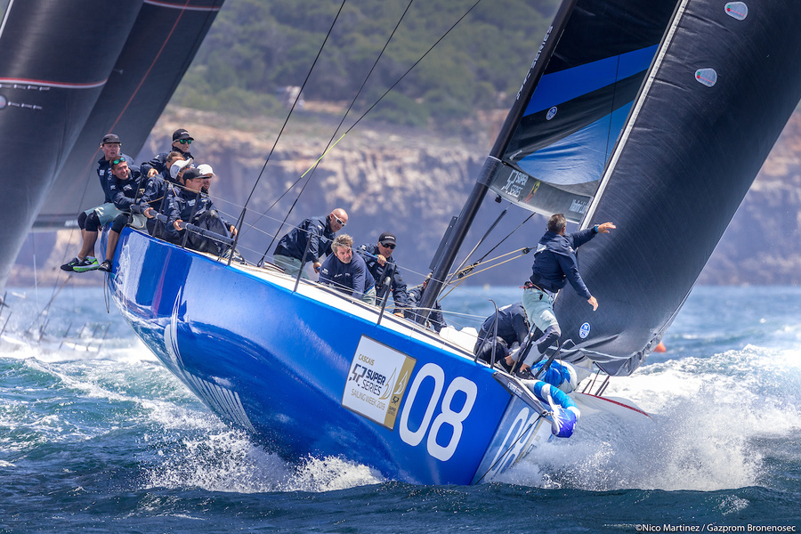 Bronenosec team at 52 Super Series regatta in Cascais.