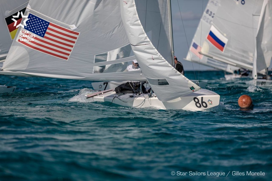 Georgy Shayduko's crew during training in Nassau