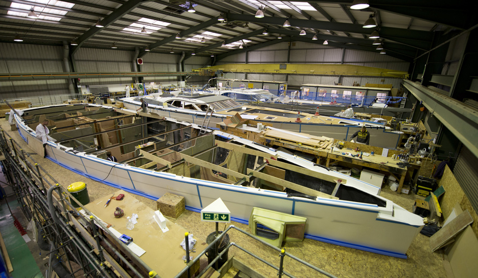 Oyster Yachts manufacturing site in Southampton 