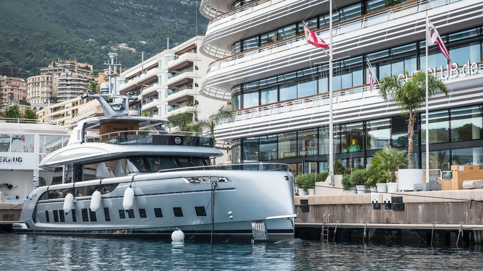 GTT 115 during the world premiere at the Monaco Boat Show 