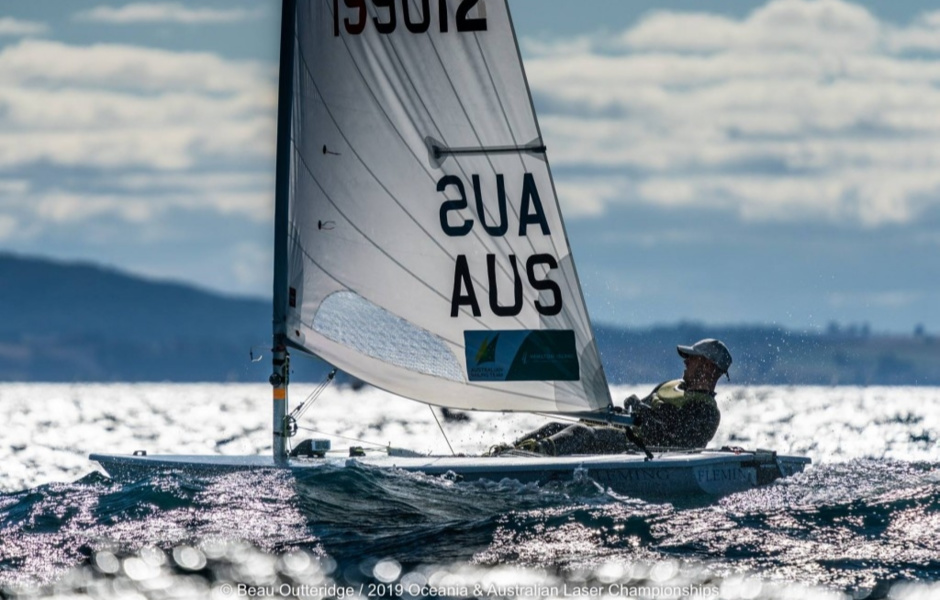 Australia's Tom Burton at the Australia/Oceania Championships, which he won. 2019.