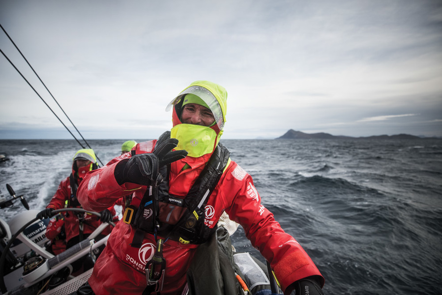 Spinlock has developed a lifesaving vest for Volvo Ocean Race yachtsmen that includes a trapeze and several other rescue features. The vest is available on the general market. 