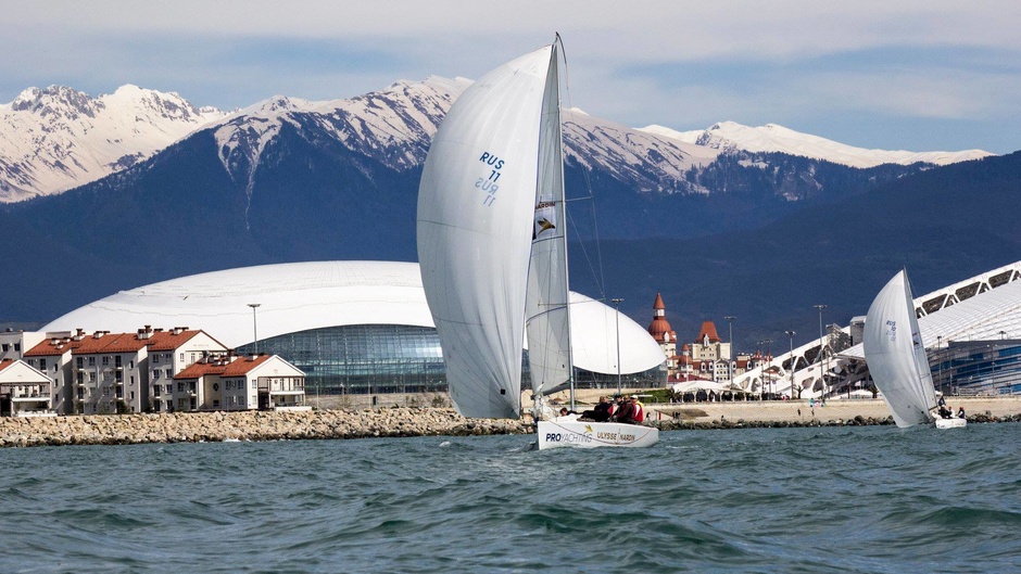 PROyachting в Сочи. Кадр с регаты  Sochi Winter Cup
