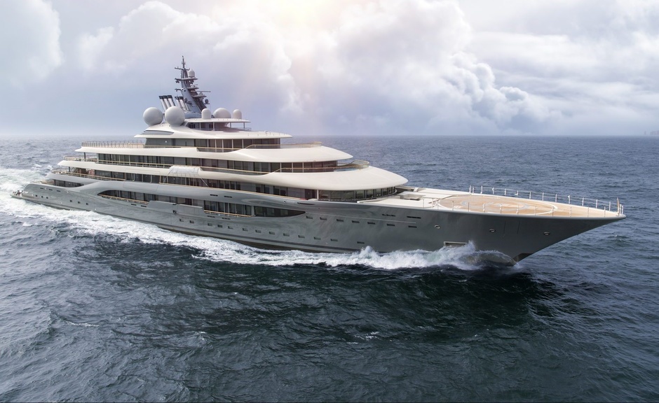 Big And Sleek The Lurssen Flying Fox Is Delivered To Its Owner Itboat Yacht Magazine