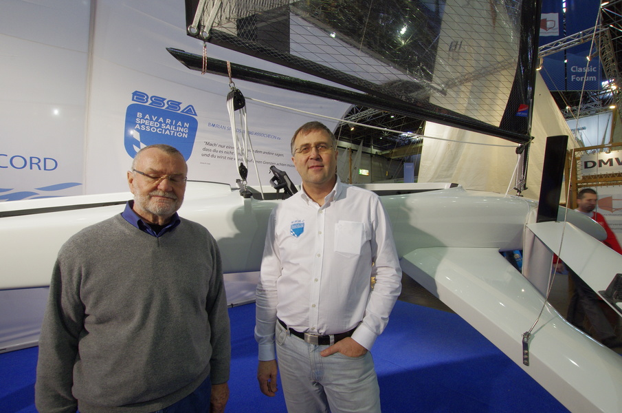 Слева направо: конструктор Клаус Tнцман и глава BSSA Вульфрам Шмукер
