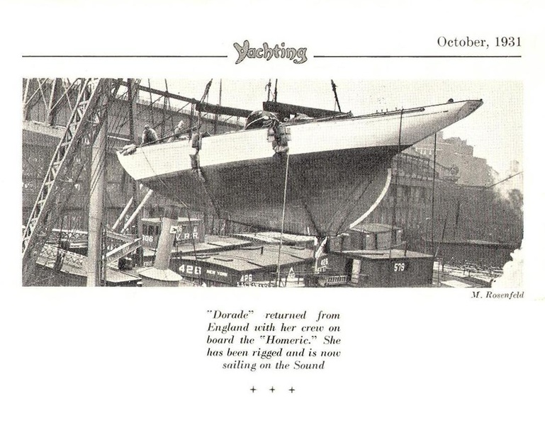 Из журнала Yachting за 1931 год