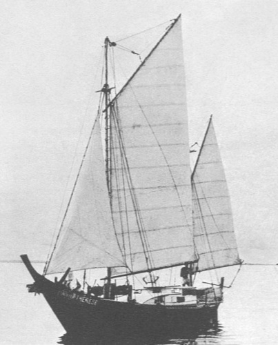 The wreckage of the first Marie Thérèse rests near Diego Garcia Atoll (Indian Ocean).