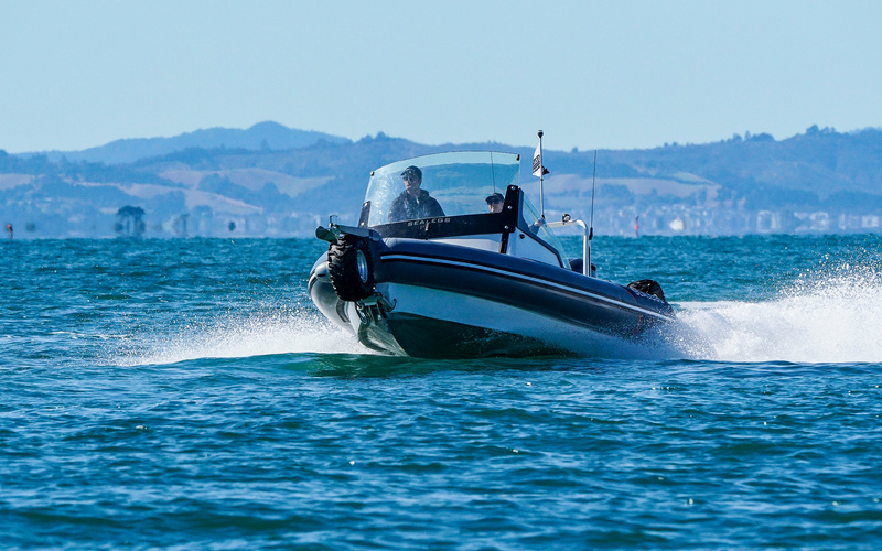 Sealegs 7.5m Semi-Cab RIB