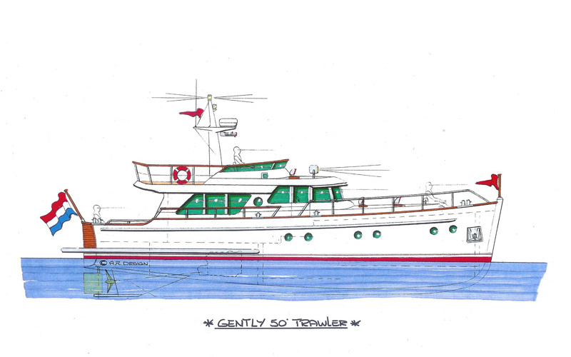 Serious Gently 50' Trawler