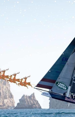 Santa's right sleigh