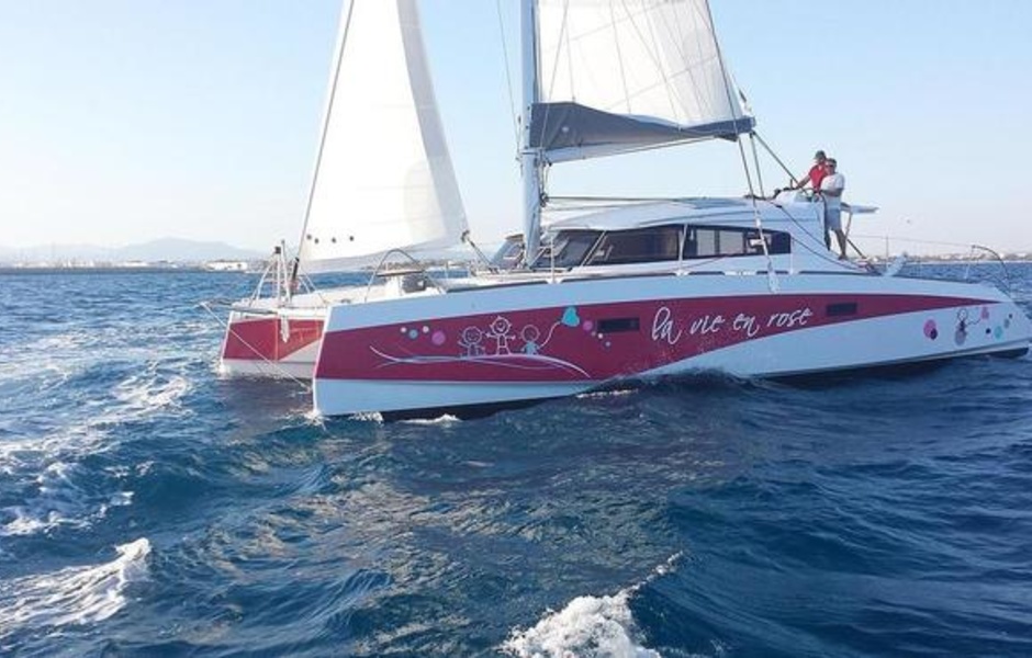 Aventura 43 во время первого выхода в море