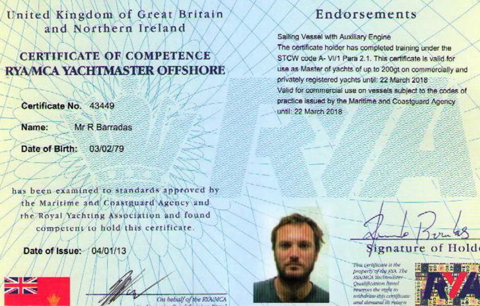 RYA License