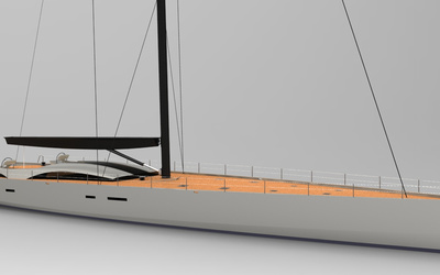 JFA Yachts 130′ Cruiser racer