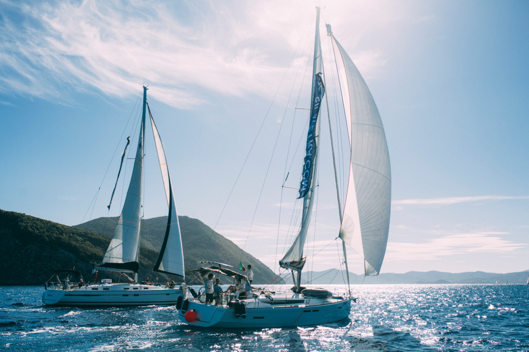 There is always a race day at the Big Race, when yachts can win each other over the wind.