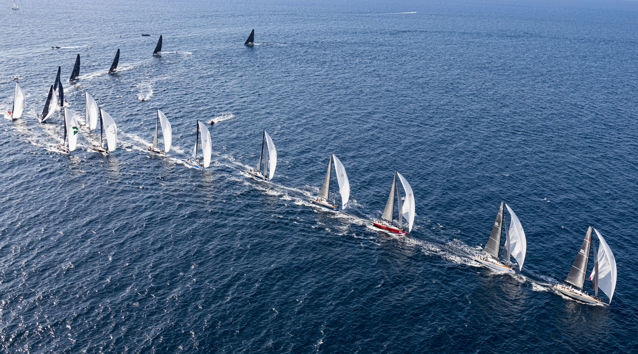 The fleet of ClubSwan 50 was the largest in the regatta. There were 18 teams competing in this class at once.